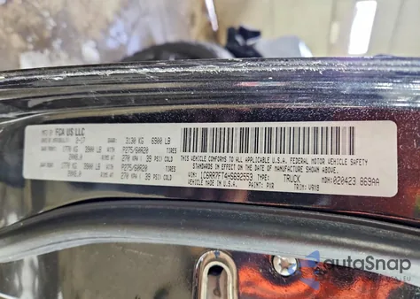 2017 Ram 1500 St z USA, uszkodzony, nr VIN 1C6RR7FT4HS692553